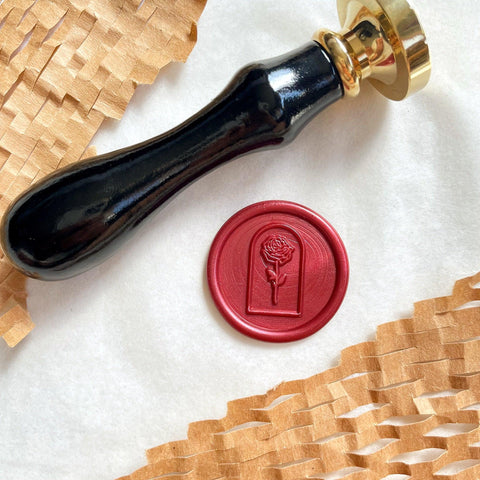 Arch rose wax seal stamp - MK Stationery